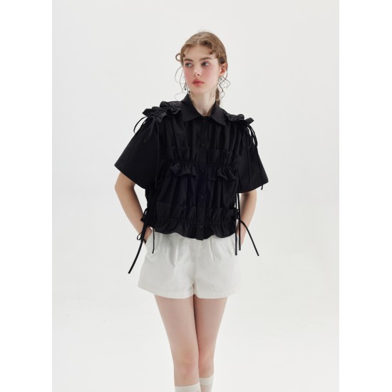 SYCAMORE BLOUSE (BLACK)