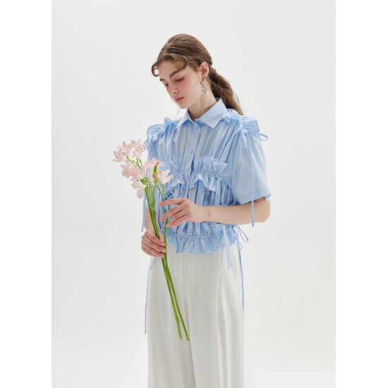 SYCAMORE BLOUSE (BLUE)