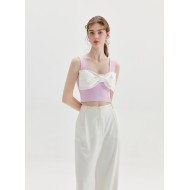 LARCH BOWTIE TOP (PINK)