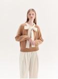 LOUISA WOOL JUMPER (CAMEL AND IVORY)