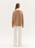 ATHENRY TWO-PIECE KNIT (CAMEL AND WHITE)