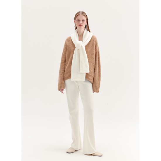 ATHENRY TWO-PIECE KNIT (CAMEL AND WHITE)