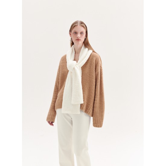 ATHENRY TWO-PIECE KNIT (CAMEL AND WHITE)