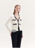 SIMONE KNITTED CARDIGAN (WHITE)