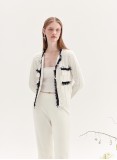 SIMONE KNITTED CARDIGAN (WHITE)