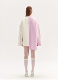 TANIA WOOL CARDIGAN (PINK AND IVORY)