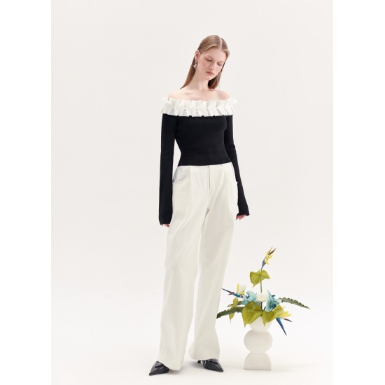 AVIS OFF-SHOULDER KNIT (BLACK)