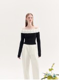 AVIS OFF-SHOULDER KNIT (BLACK)