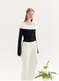 AVIS OFF-SHOULDER KNIT (BLACK)