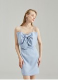 SILVANA BOWTIE DRESS(BABY BLUE)