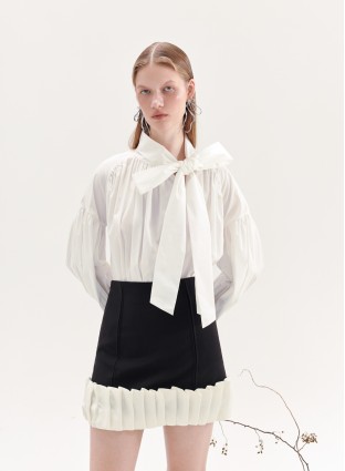 MELLISA BOWTIE BLOUSE (WHITE)