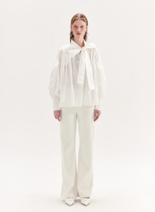 MELLISA BOWTIE BLOUSE (WHITE)