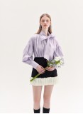 MELLISA BOWTIE BLOUSE (LILAC)