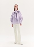 MELLISA BOWTIE BLOUSE (LILAC)