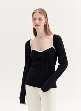 ALEPH KNITTED JUMPER (BLACK)