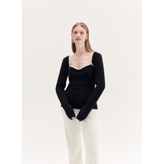 ALEPH KNITTED JUMPER (BLACK)