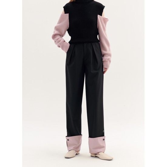 MAYS PANTS (BLACK AND PINK)