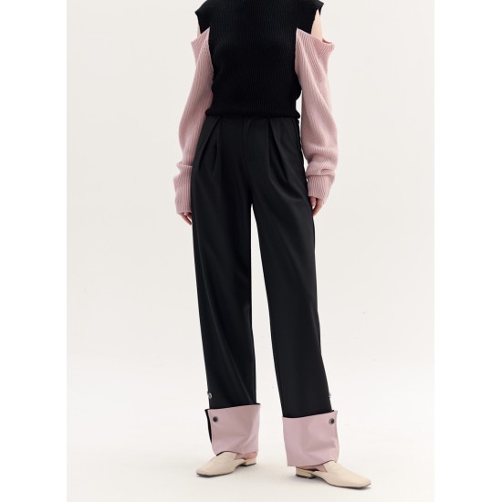 MAYS PANTS (BLACK AND PINK)