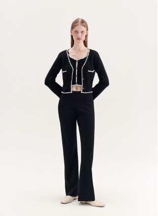 MORELLE KNITTED TWO-PIECE (BLACK)