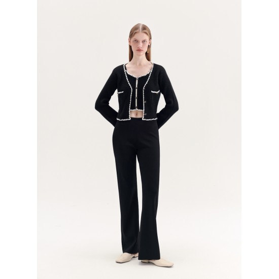 MORELLE KNITTED TWO-PIECE (BLACK)