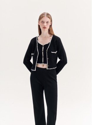 MORELLE KNITTED TWO-PIECE (BLACK)