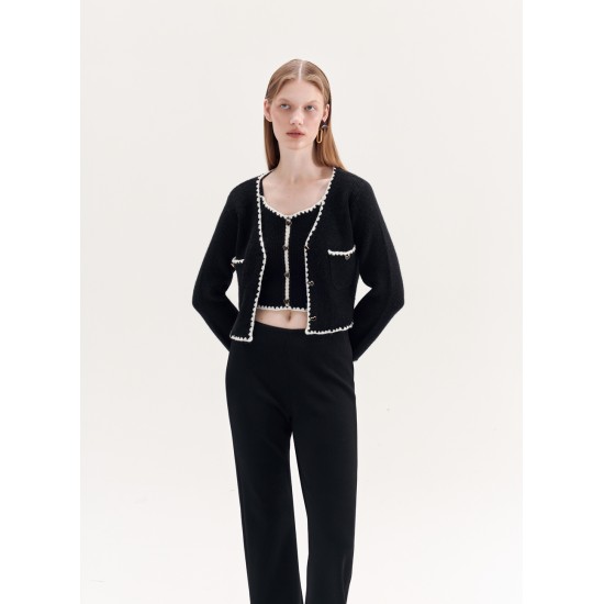 MORELLE KNITTED TWO-PIECE (BLACK)