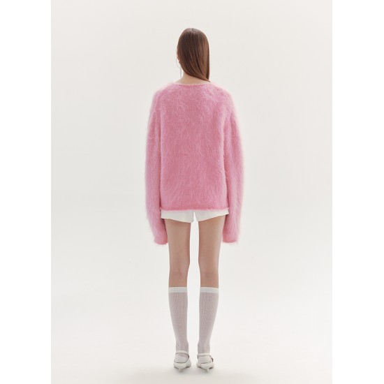 LIGHTS MOHAIR JUMPER (PINK)