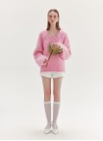 LIGHTS MOHAIR JUMPER (PINK)