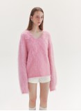 LIGHTS MOHAIR JUMPER (PINK)