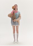 LINDON KNITTED JUMPER (PINK MULTICOLOUR)