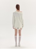 FLORENCE KNITTED JUMPER (BLACK AND WHITE)