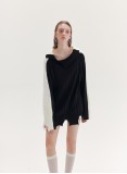 FLORENCE KNITTED JUMPER (BLACK AND WHITE)