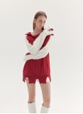 FLORENCE KNITTED JUMPER (RED AND WHITE)