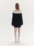 Odeas bowtie Sweater (BLACK)