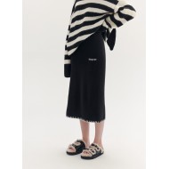 NESCI KNITTED SKIRT (BLACK)