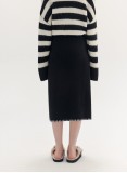 NESCI KNITTED SKIRT (BLACK)