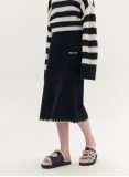 NESCI KNITTED SKIRT (BLACK)