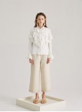 RUMOR TASSEL PANTS (CREAM)