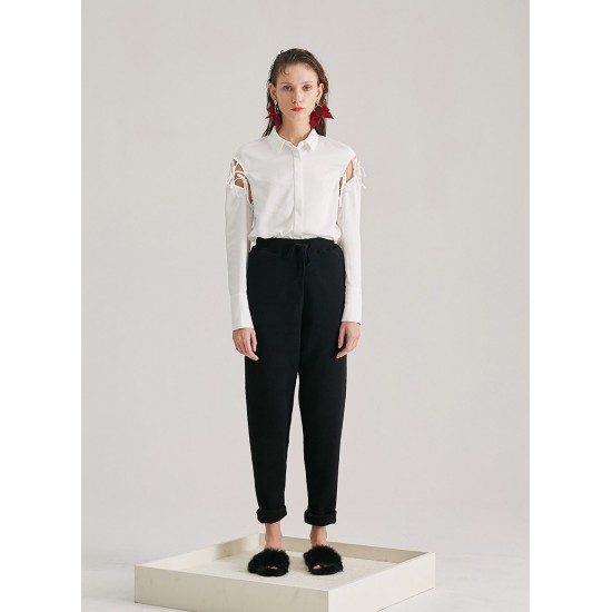 HELAND WOOL PANTS (BLACK)