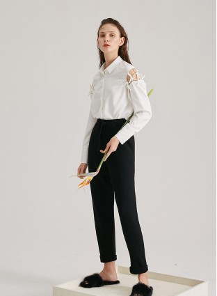 HELAND WOOL PANTS (BLACK)