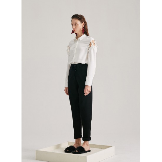 HELAND WOOL PANTS (BLACK)