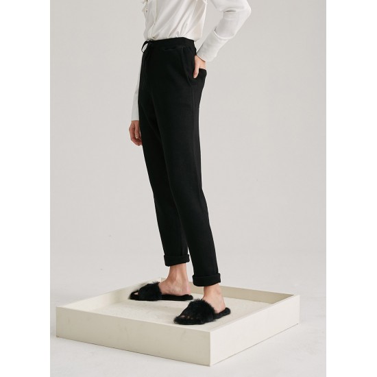 HELAND WOOL PANTS (BLACK)