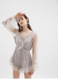 THE STARS PLAYSUIT （CLOUDY GREY）