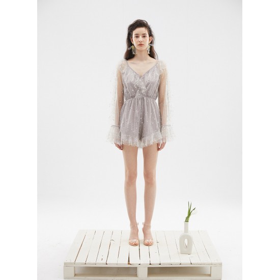 THE STARS PLAYSUIT （CLOUDY GREY）